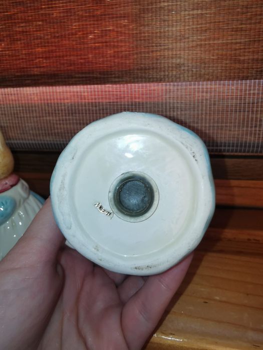 Комплект керамични порцеланови солница и пиперник във формата зайчета