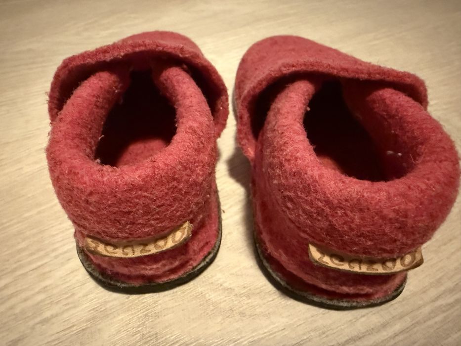 Zeazoo детски пантофи 100% вълна 22-23 р-р + вълнена стелка