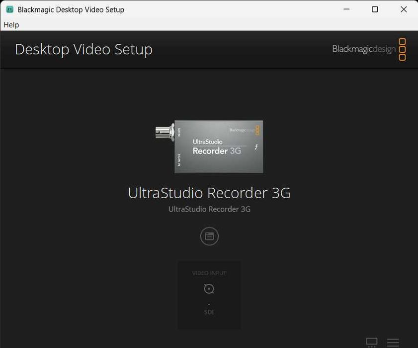 Blackmagic Design UltraStudio Recorder 3G
