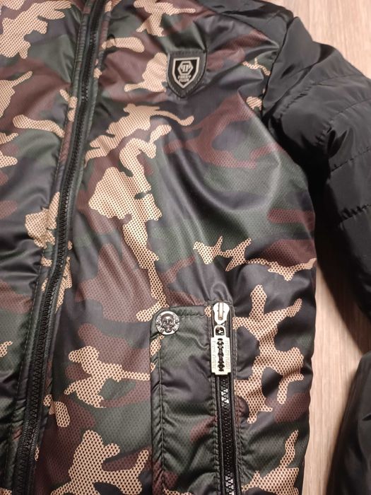 Ново Детско зимно яке с качулка PHILIPP PLEIN 152 см