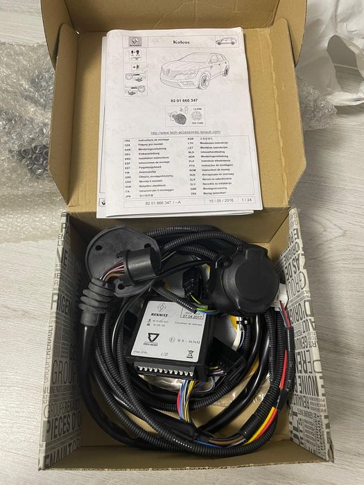 Vand instalatie electrica atelaj tractare remorcare rulota  Renault ko