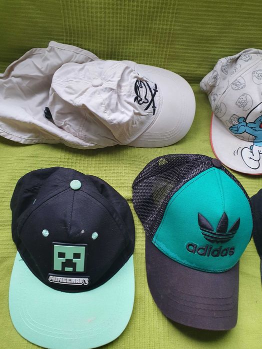 Детски летни шапки - Майнкрафт,Адидас,Цар Лъв,Смърфовете от 3 до 6г