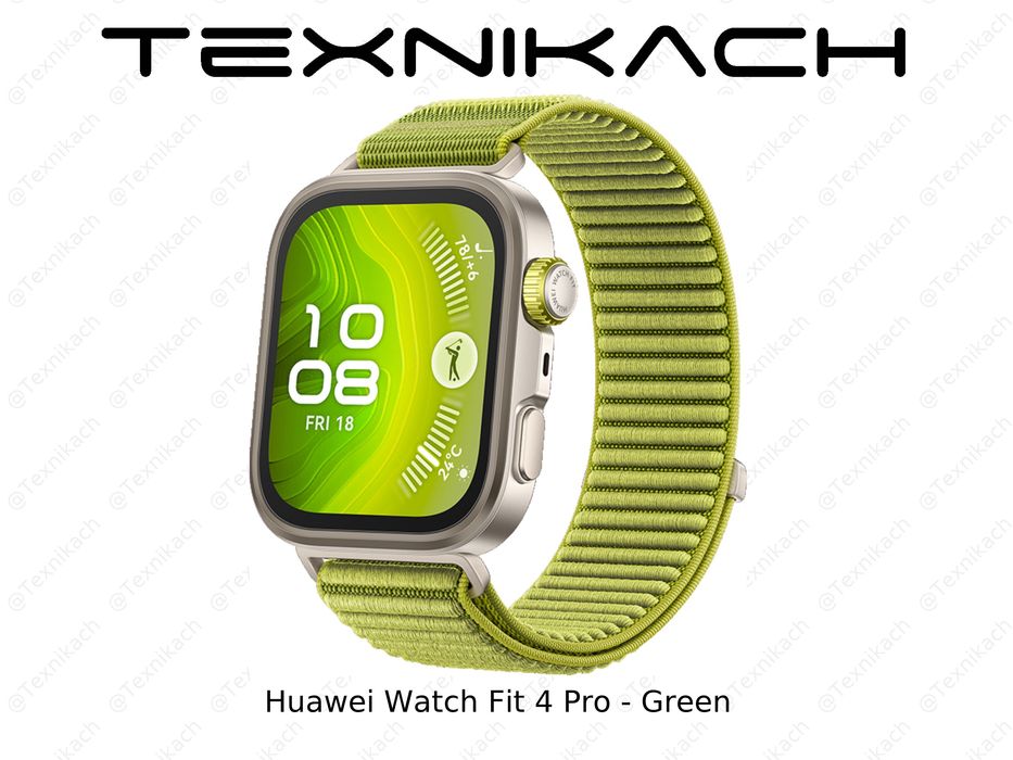 Новый • Huawei Watch Fit 4 Pro • Black • Blue • Green • Доставка