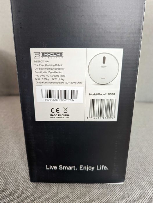 Робот прахосмукачка Ecovacs DEEBOT 710