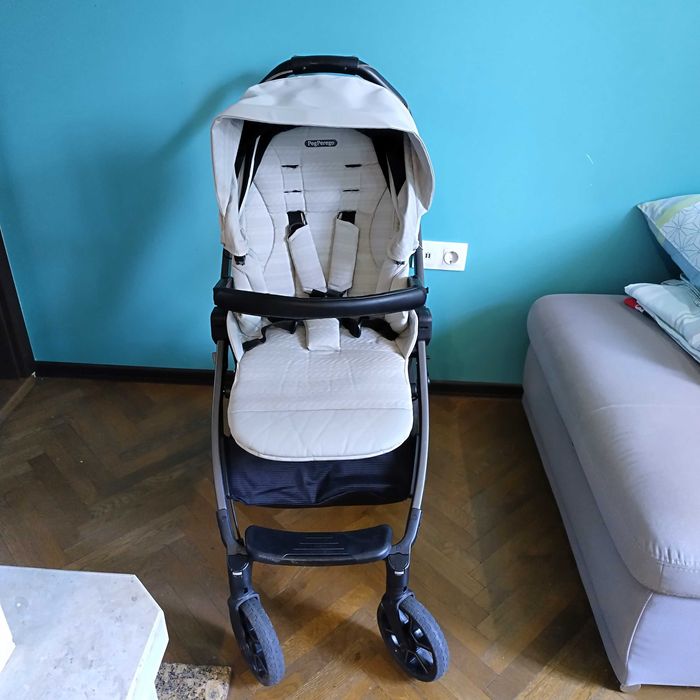 Детска количка Peg Perego Book 51 Primoviaggio SL 3 в 1 сребриста
