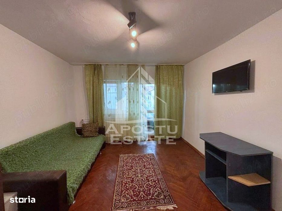 Apartament 2 camere de inchiriat, Centrala proprie, Girocului, Timis