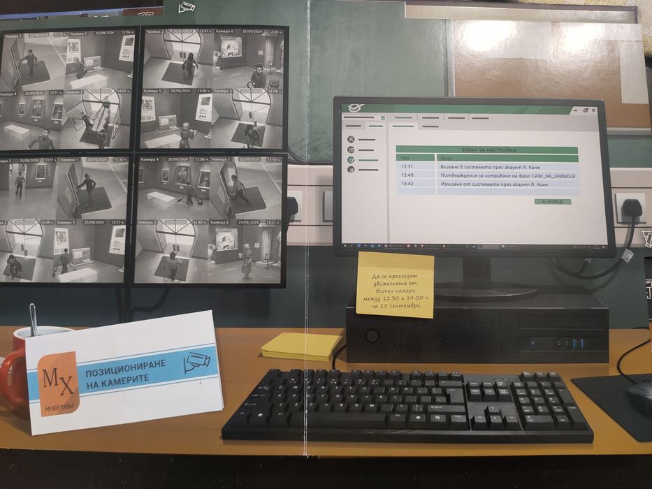 Детективска книга игра Убийство в музея