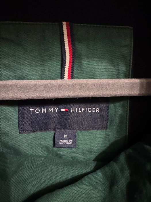 TOMMY HILFIGER Jacket Green 1/4 Zip Pullover.Блуза Tommy Hilfiger.