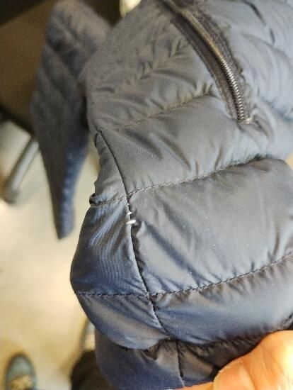 Geacă din puf cu glugă Trekking la munte - produs resigilat Decathlon