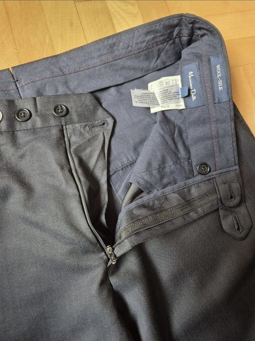 Pantaloni Premium Massimo Dutti, Lână & Mătase, Drepti - Bărbați 50