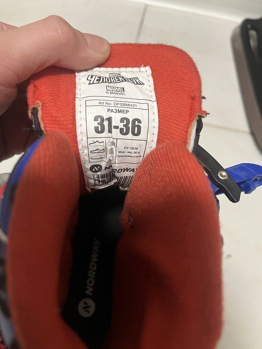 Коньки NORDWAY, Spider Man