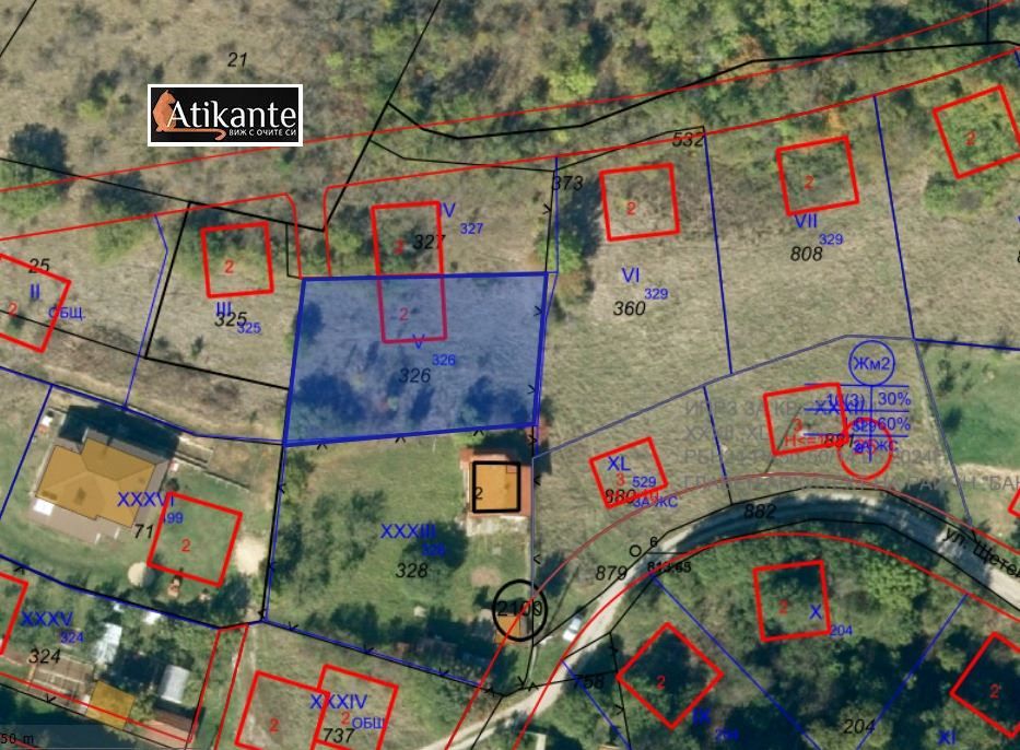 Продава се Парцел в Банкя - 699 кв.м за 36 €/кв.м - Снимка #1