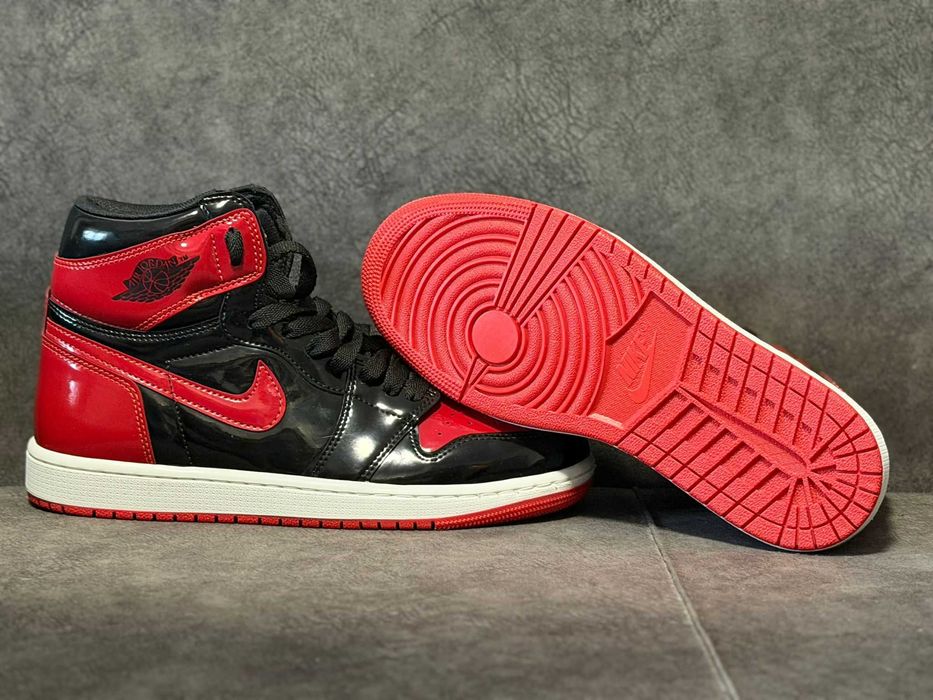 Adidași Jordan 1 PATENT- BRED Noi -Mărimi Disponibile (36-45) Cu Cutie