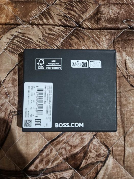 Мъжки портфейл BOSS естествена кожа