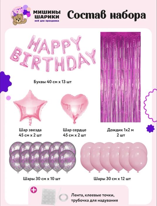 Фотозона из воздушных шаров