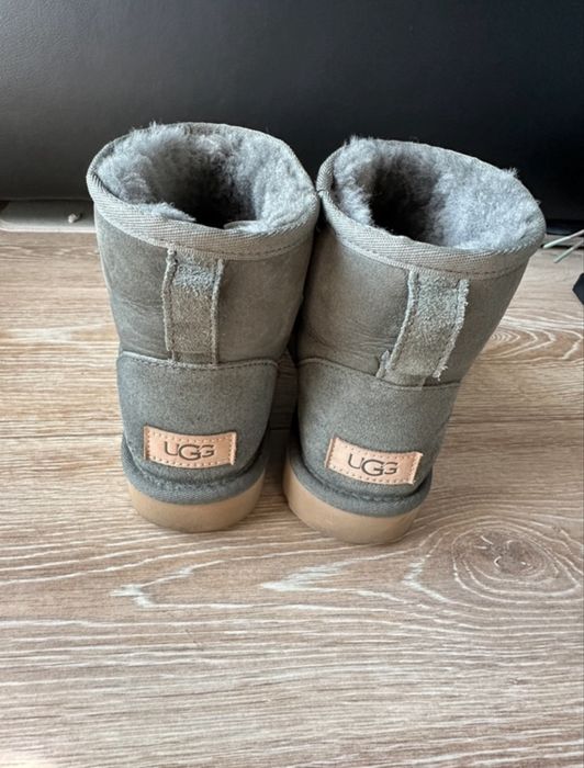 Ugg classic mini, verde, mărimea 40