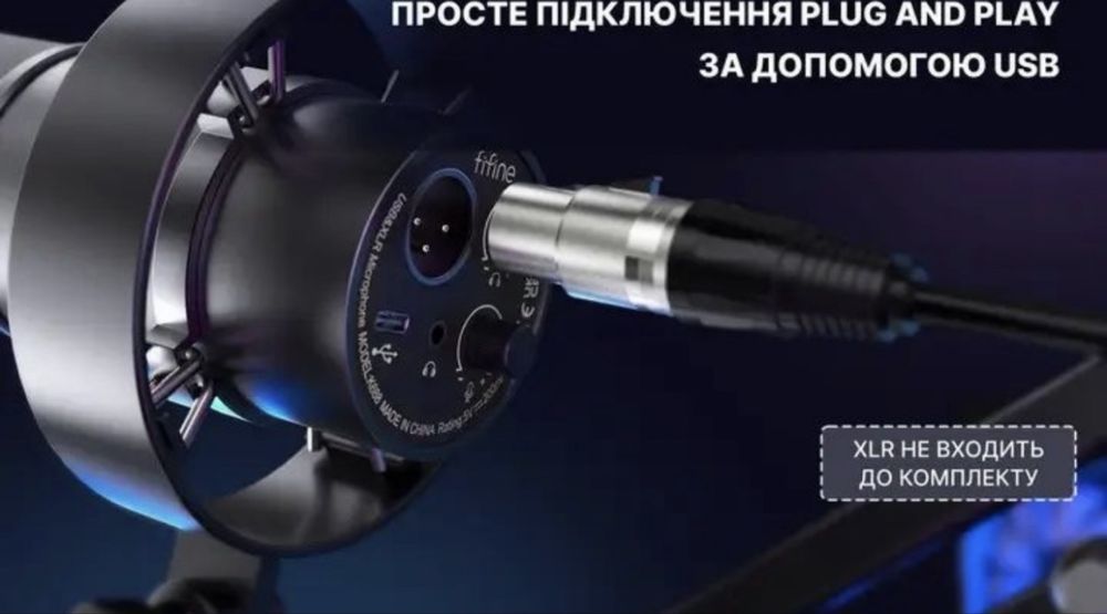 Fifine K688 Microfon noua dinamic xlr usb