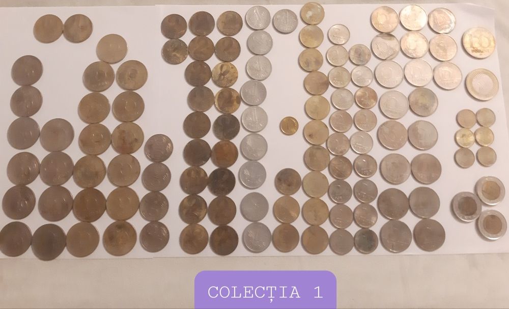 Colecții monede internaționale – Forint, Euro, România, UK – 1000 lei