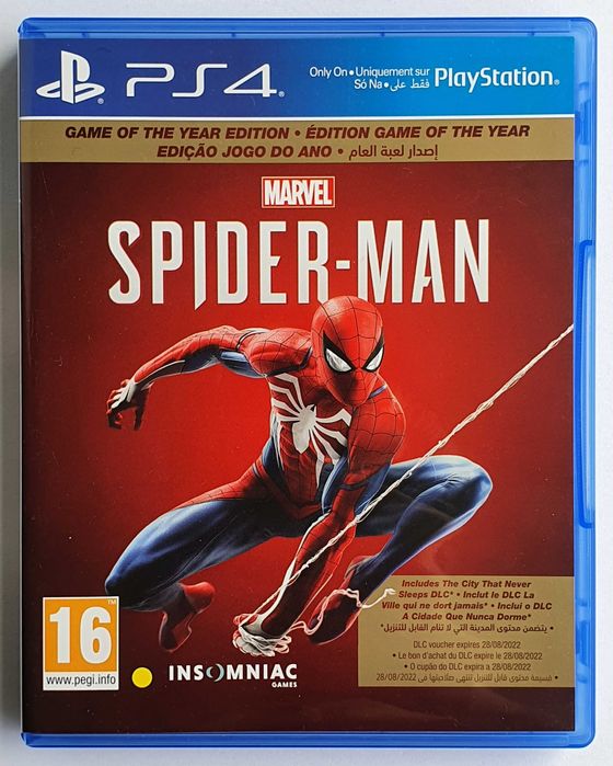 Перфектен диск Spider Man G.O.T.Y PS4 Playstation 4 Marvel Spider-Man
