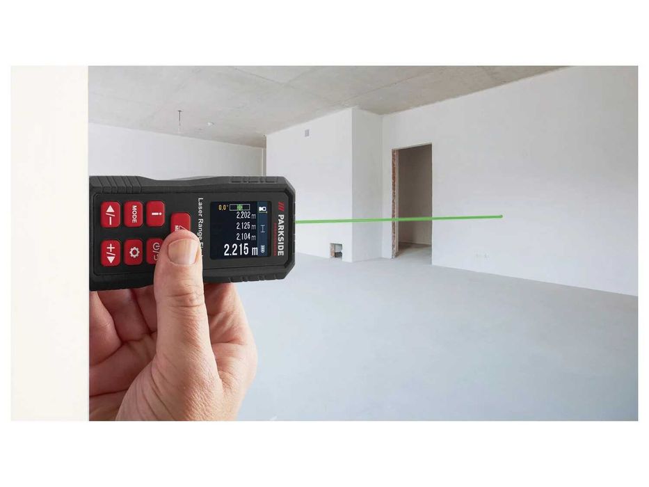 PARKSIDE PERFORMANCE PLEMP 75 лазерен далекомер/ролетка, до 75м