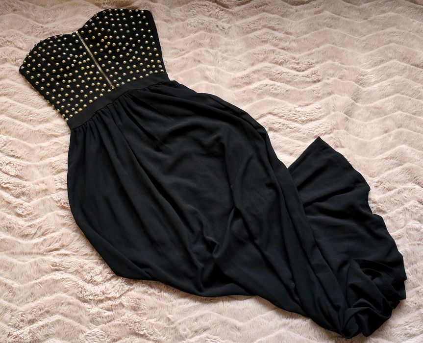 Missguided дълга рокля с капси  - S размер