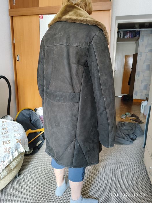 Полушубок длинный