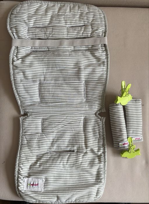 Minene облегалка за количка с протектори за колани и сенник