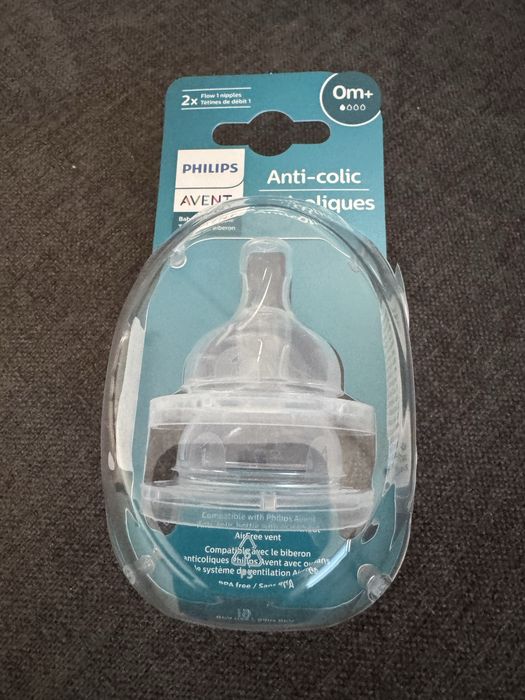 Биберони за бебешки шишета 0+, 1+