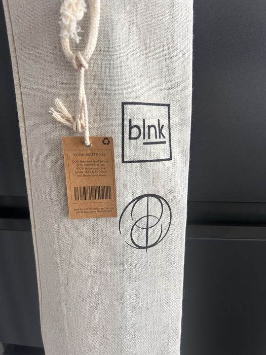 Saltea Yoga XXL din plută naturală BLNK – 182 × 122 cm – NOUA