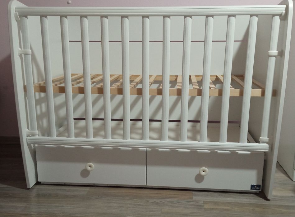 LORELLI Classic Легло 60/120см. MATRIX БЯЛО