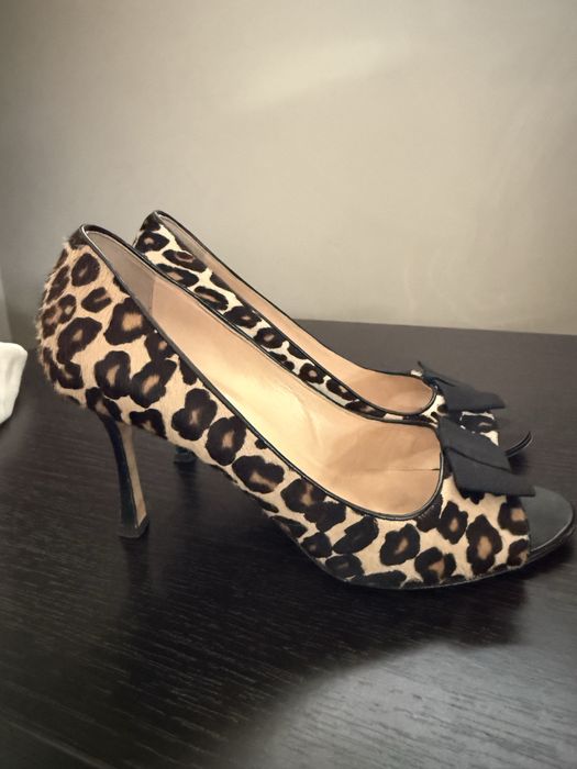 Туфли Manolo Blahnik 39.5 леопард