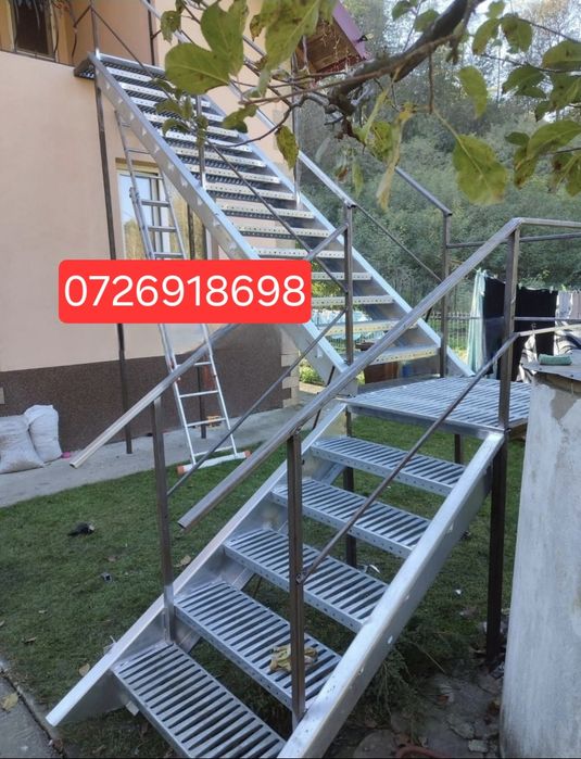 Vând Scări și trepte  metalice la cel mai bun pret galvanizate externe