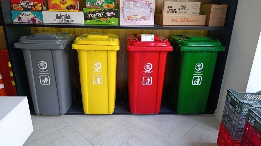 Мусорный бак пластмасовый Musor bak plastik