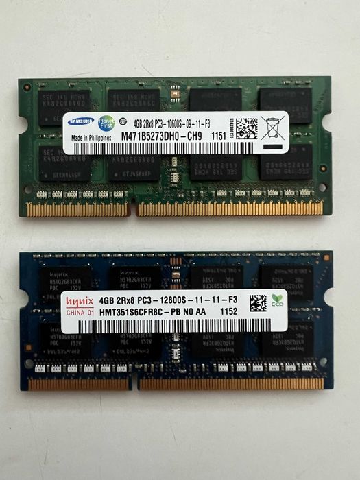 4GB DDR3 RAM за лаптоп тествани и работещи