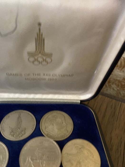 Колекционные монеты , 1980 игры олимпиады