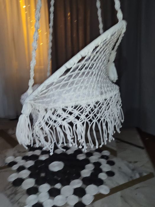 Кресло гамак,из двух стальных колец.