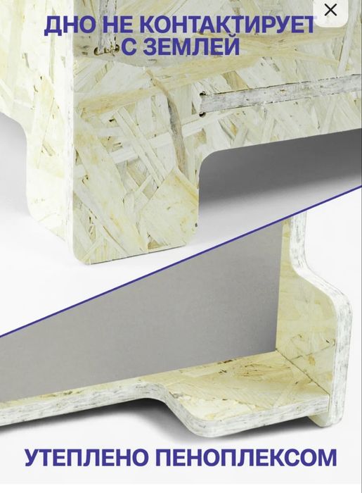 Будка для сабак ветростойкая