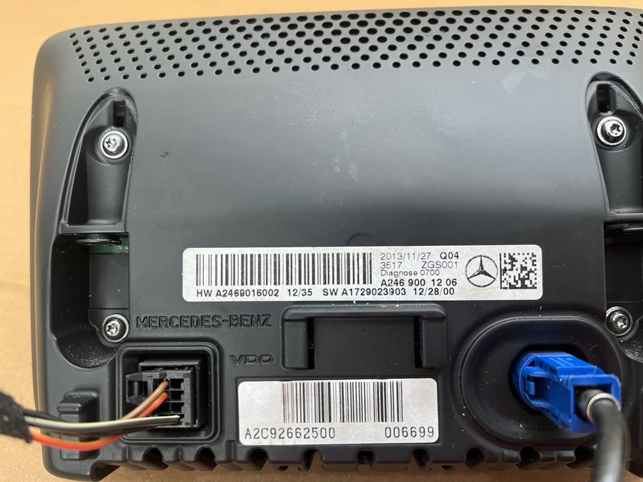 Unitate navigatie / Display / Radio Mercedes A W176 B W246 CLA W117