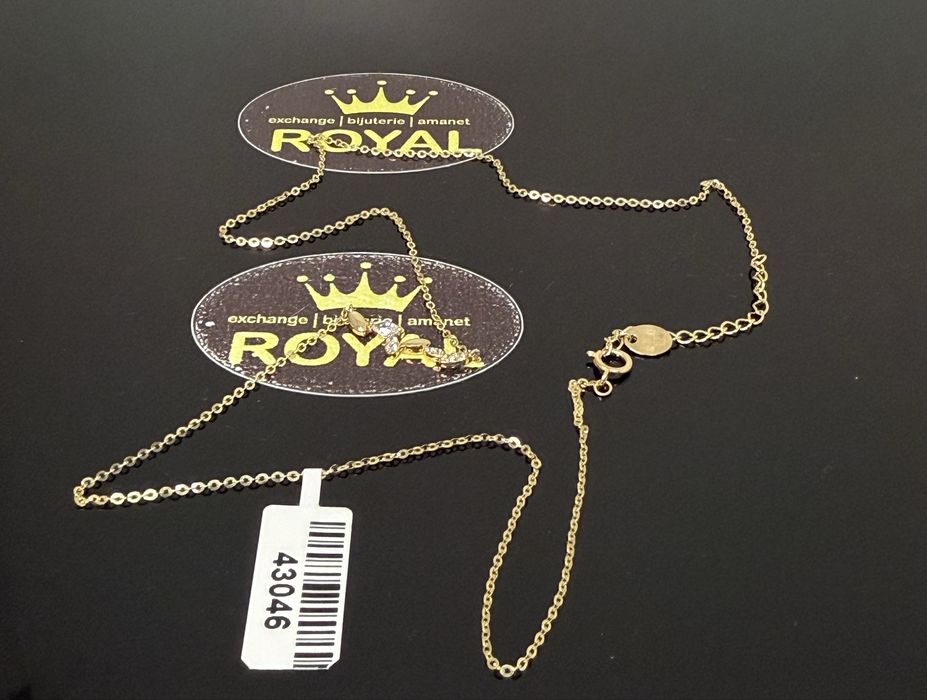Bijuteria ROYAL : Lant AUR NOU 14K / 1.49 GR