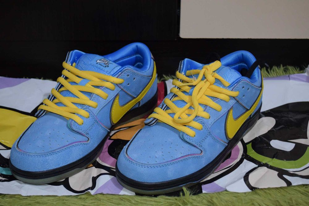 ЧИСТО НОВИ! Nike SB Dunk Low x The Powerpuff Girls "Bubbles"