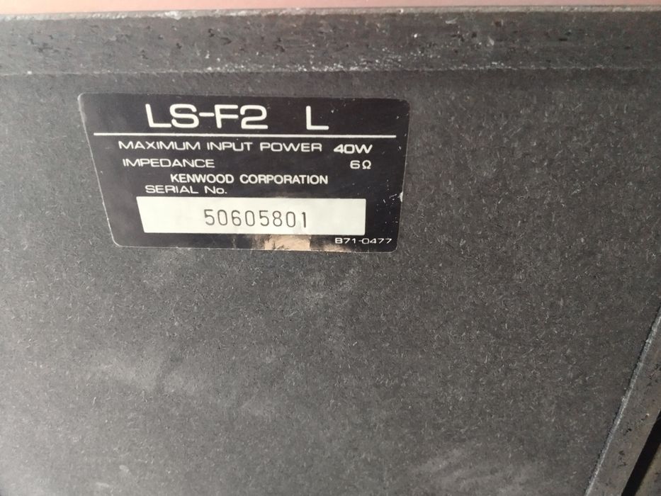 оригинални трилентови тонколони кенууд 2х45 вата страхотни нов внос