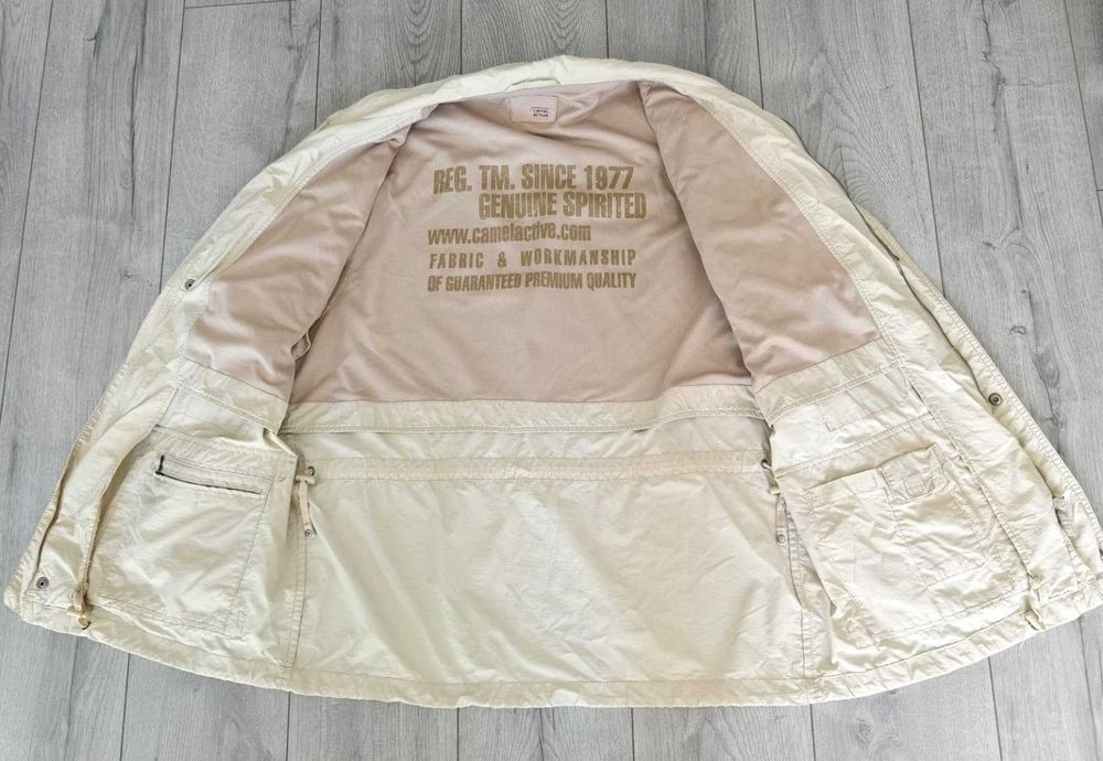 Geacă Camel Active field utility crem bărbați mărimea 54