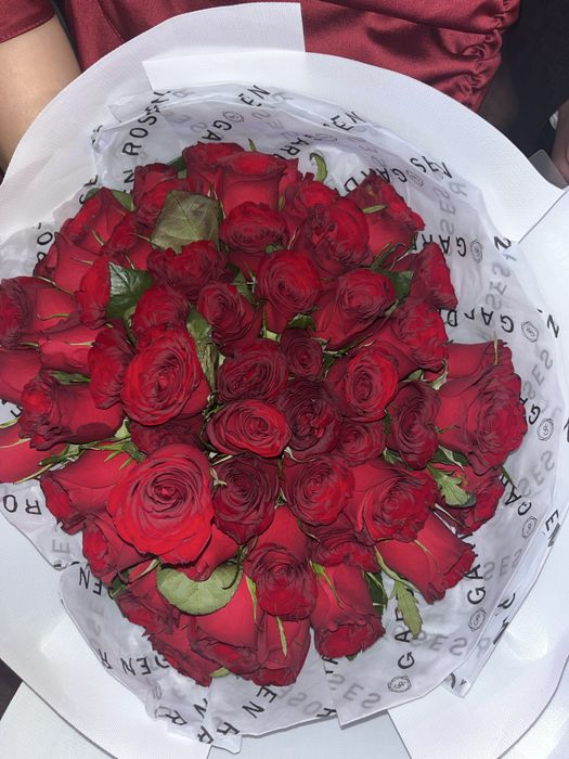 цветы свежие 51 роза
