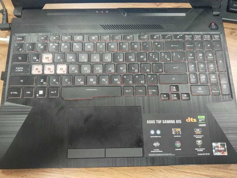 Продаётся ноутбук AMD Ryzen 7 7435HS, RTX 2050, 8GB RAM, 477GB SSD