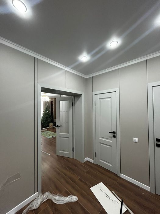 Бамбуковые панели установка, Укладка ламинат елочка,плинтус полиуретан