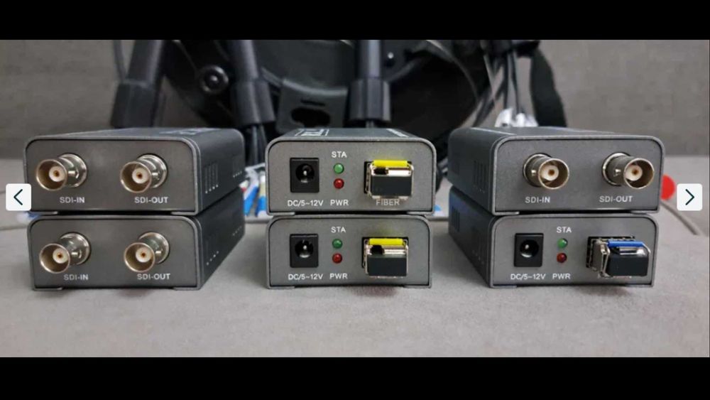 Оптика кабель+видео конвертер