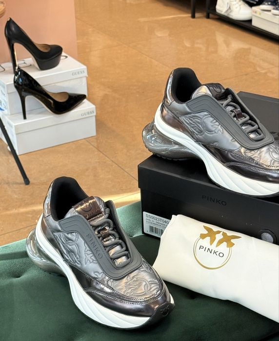 PINKO Ariel 19 Monogram Оригинални Дамски Сникърси 36–41