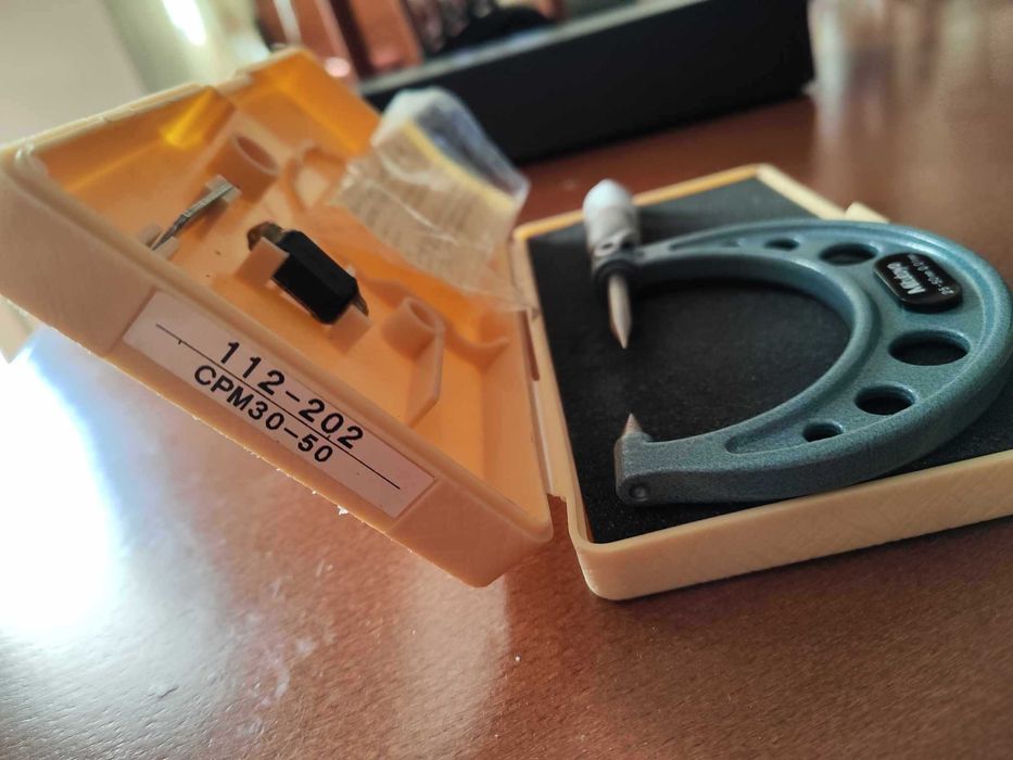 Mitutoyo Микрометър  25-50 с тарелки, Шублер дигитален Mitutoyo