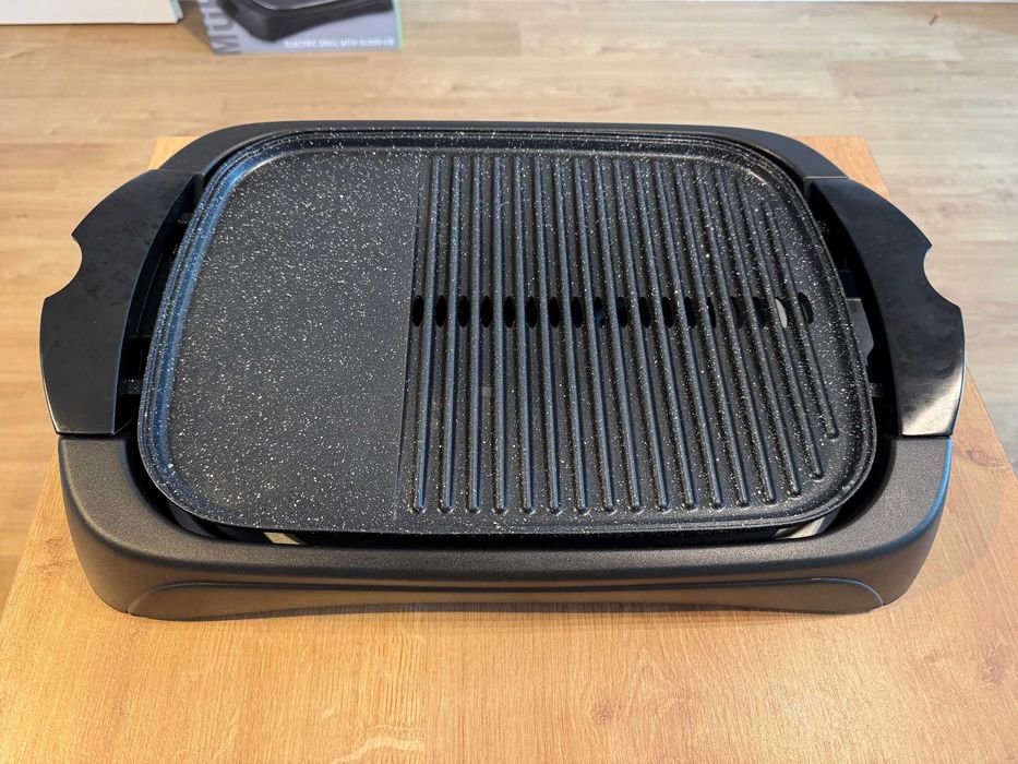 Електрическа скара Muhler със стъклен капак