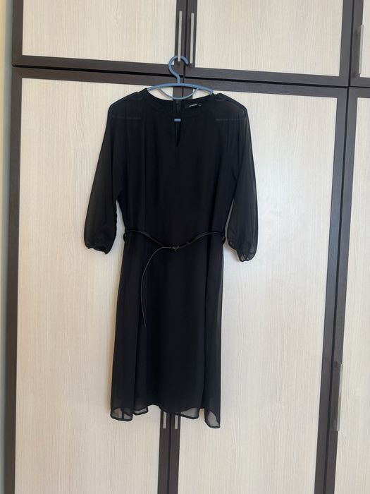 Прекрасна ефирна нова рокля с шифон и тюл